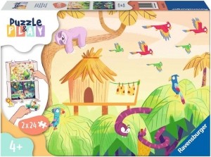 PuzzlePlay-Jungle-avontuurPuzzel2x24stukjes