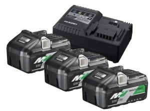 HiKOKIUC18YSL3WB336VLi-IonMultiVoltLi-IonAccuStarterset3x80AhInclLader