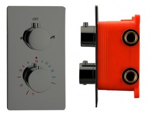 BestDesignMoya2-weginbouwthermostaatmetinbouwboxGunmetalverouderdijzer