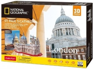 3DPuzzel-NationalGeographicStPaulsCathedral107stukjes