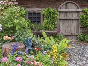 Tuinschuur70x50cmTuinschilderij-Customizeit
