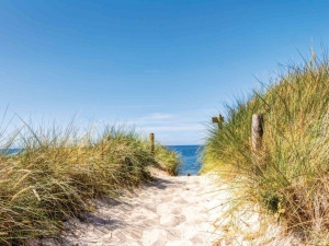 Strandpad70x50cmTuinschilderij-Customizeit