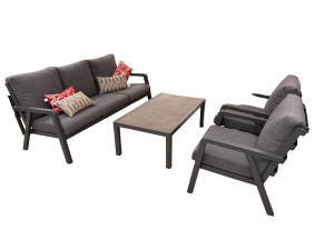Domenicoloungesetmettafelantraciet4-delig-Driesprongcollection