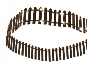 Tuinhekjebruin90x5cm41LED3xAAadaptconnection-Hit