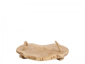 Sliceteakwithhandles26x21x4cm-Dijknaturalcollections