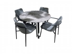 TuinsetTeeburutafelblackconcretedia120cmmet4stoelenYoukoustoelblackpantherblack-Yoi