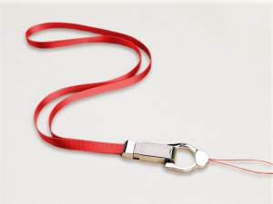 UniverseleTelefoonkoord-TelefoonkettingmetKattenoortjesClip-Rood