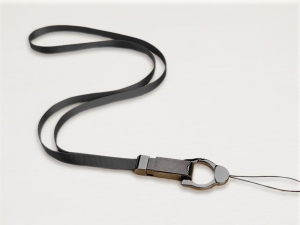 UniverseleTelefoonkoord-TelefoonkettingmetKattenoortjesClip-Zwart