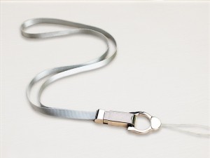 UniverseleTelefoonkoord-TelefoonkettingmetKattenoortjesClip-Grijs