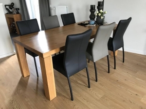 Setvan6eetkamerstoelen-diversekleurenleer-EchtleerModernontdekdeveleLeersoortenenKleurenbijShopX