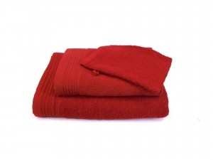 Budgetpakketbadtextiel450gramRood-8stuks