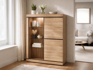 VitrineMARNOIX3deurenmetLEDfranseeik