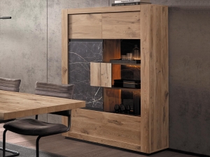 VitrinekastSACHOURI2deurencanyoneikmarmer