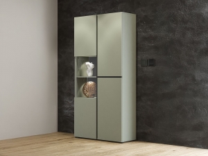 VitrinekastCROSSAIR3deurengroen