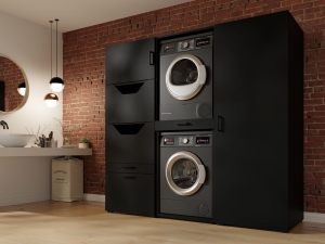 KastWASHING2machinesbovenelkaarmet2kastenLARGEzwart