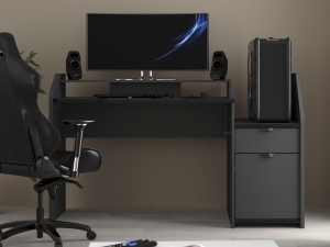 BureauGAMER154cmdonkergrijszwart