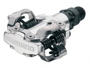 PedaalsetShimanoSPDM520metplaatjesSM-SH51-zilver