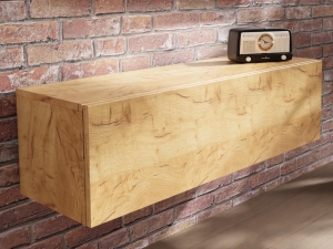 Tv-meubelMARLEY1klapdeur105cmgoudeneik