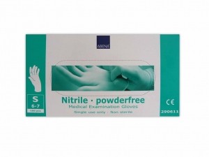 AbenaNitril-HandschoenenpoedervrijMaatSwit100st