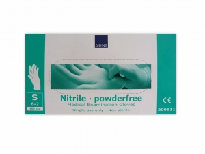AbenaNitril-HandschoenenpoedervrijMaatSwit100st