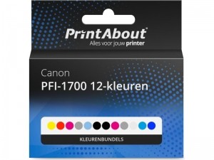 PrintAbouthuismerkInktcartridgePFI-170012-kleurenKleurenbundelsMultipackGeschiktvoorCanon