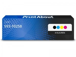 PrintAbouthuismerkToner593-10258DT6154-kleurenMultipackGeschiktvoorDell