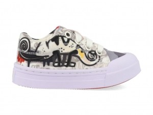 GoBananaapossSneakersGB22SWHITECHAM-LWitGrijs-22maat22