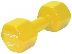 ToorxVinylDumbbell-PerStuk-05kg-Geel