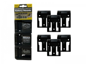 StealthMountsBM-DW20-BLK-6AccuhoudersVoorDeWaltXR20v-Zwart-6Stuks