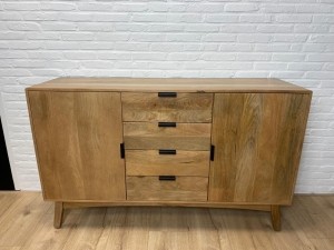 MangohoutendressoirretrometdeurenenladesGoof