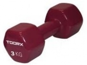 ToorxVinylDumbbell-PerStuk-3kg-Paars