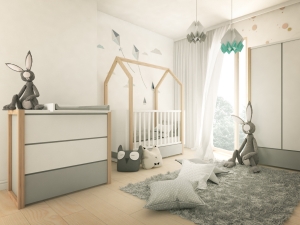 BellamyPinetteBabykamerLedikantJuniorbedCommodeen2-Deurskast