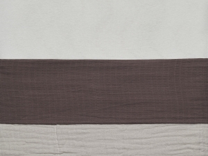 JolleinWrinkledCottonChestnut120x150cmLedikantlaken