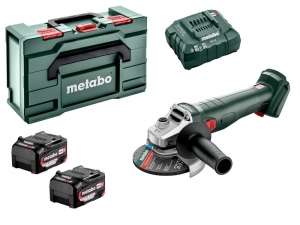 MetaboW18L9-125Quick18VLi-ionAccuHaakseSlijperSet2x52AhLi-PowerAccuInMetaBOX