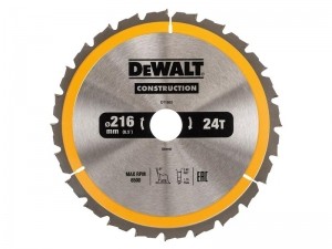 DeWALTDT1952Cirkelzaagblad-216X30X24T-HoutMetNagels