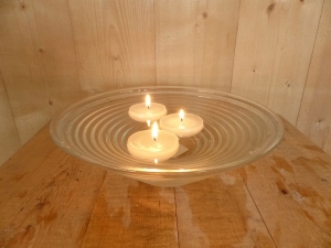 Drijfkaarsen3stuksCadeausetwitinglazenrondelageschaalIWarentuinMix-Warentuinmix