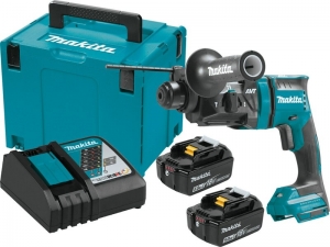 MakitaDHR182RTJ18VLi-IonAccuSDS-plusCombihamerSet2x50AhAccu-17J-Koolborstelloos