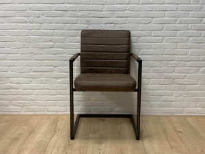 EetkamerstoelRaismicrovezelbruinOUTLET