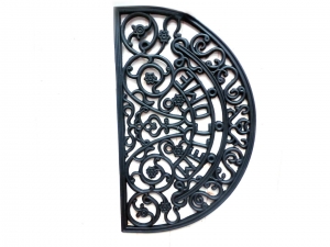 Halfrondedeurmat-Warentuinmix