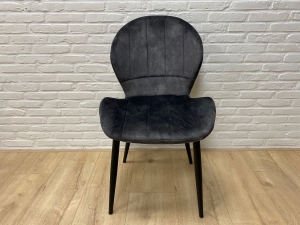 EetkamerstoelStevenvelvetantracietOUTLET