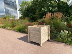 SteigerhoutenbloembakAvon60x60x80cmOUTLET