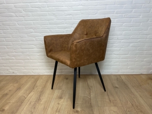 EetkamerstoelBergencognacmicrovezelOUTLET