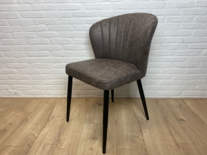 StoelNarvikbruingrijsmicrovezelOUTLET