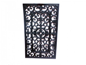 SimpelezwartedeurmatLuxeM-Warentuinmix