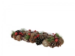 Theelichtdenappell15b45h9cmroodDecoris-Decoris