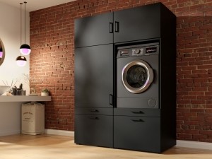 KastWASHING1machinemetkast1deur2ladesLARGEzwart
