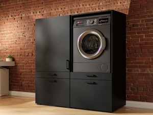 KastWASHING1machinemetkast1deur2ladesMEDIUMzwart