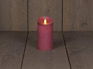 Botkaarswaxrustiekbewegendevlam75x15cmantiekroze3xaaatimer-Annascollection
