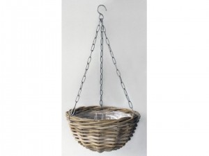 HangingBasketRotanAntiqueGreyD40CM-Vanderleeden