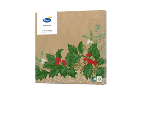 ServettenSnowyBerries3-laagstissue33x33cm-Duni